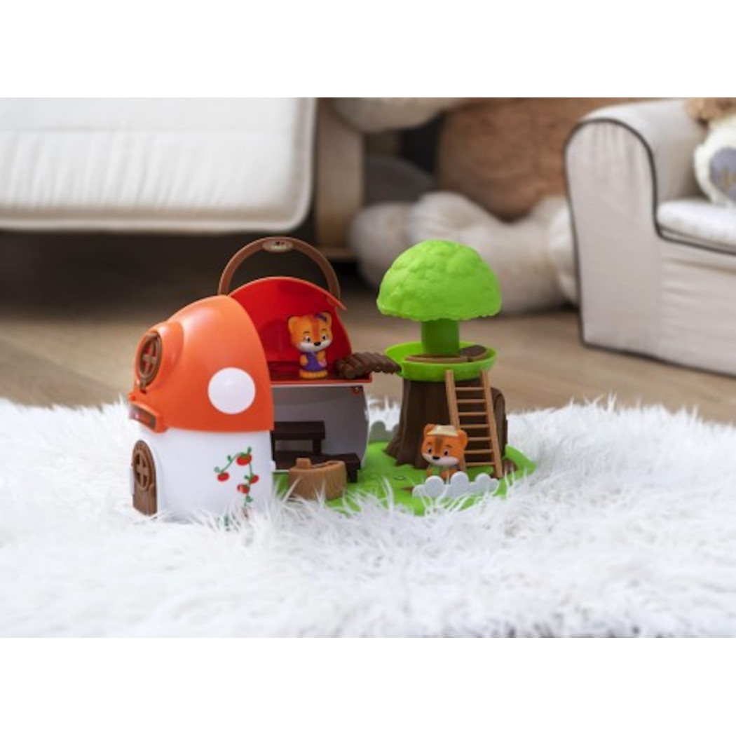 Muchomorek - Leśny Sklepik - Przenośny Domek z Figurką - Klorofil