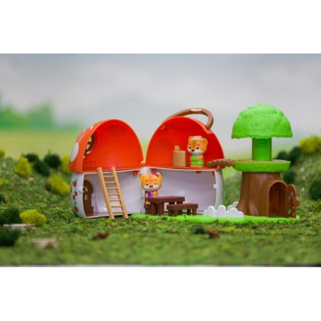 Muchomorek - Leśny Sklepik - Przenośny Domek z Figurką - Klorofil