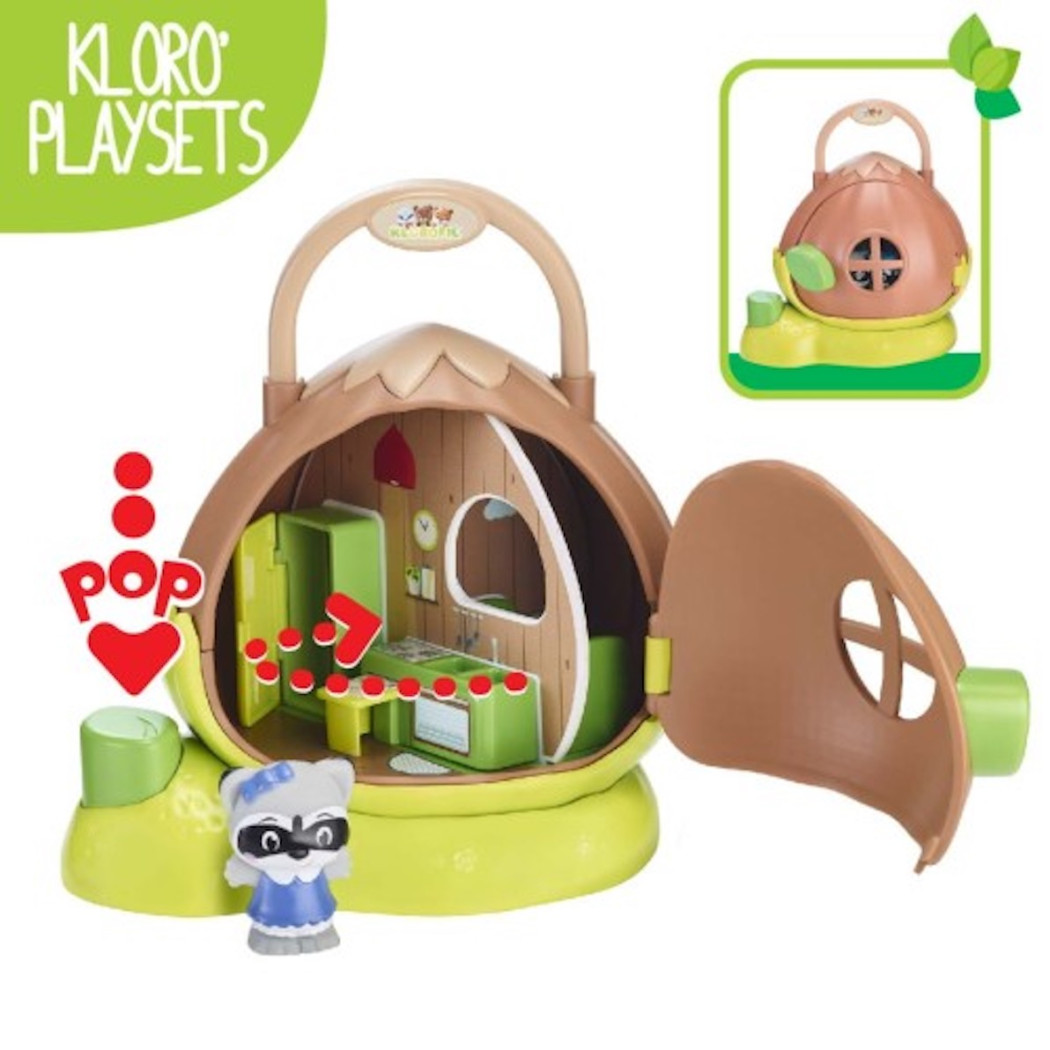 Orzeszek - Przenośny Domek z Figurką i Wyposażeniem - Klorofil
