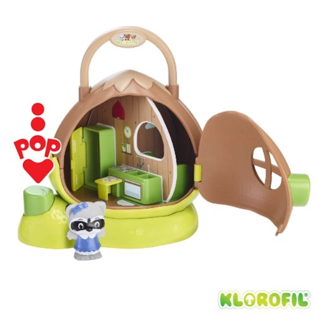 Orzeszek - Przenośny Domek z Figurką i Wyposażeniem - Klorofil