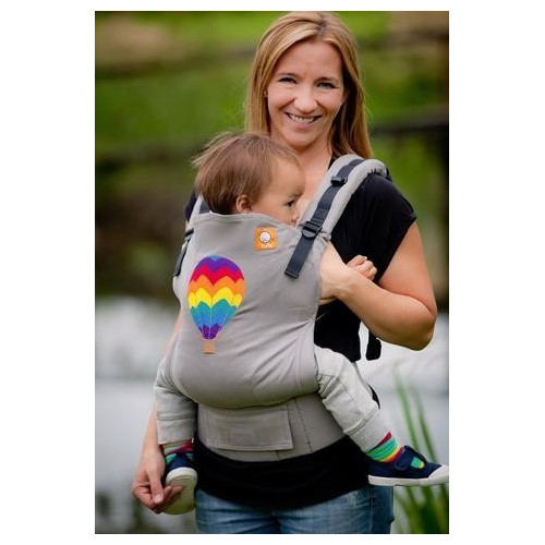 Baby Tula - Hot Air Balloon - nosidełko ergonomiczne rozmiar standard/baby z haftem - embroidered