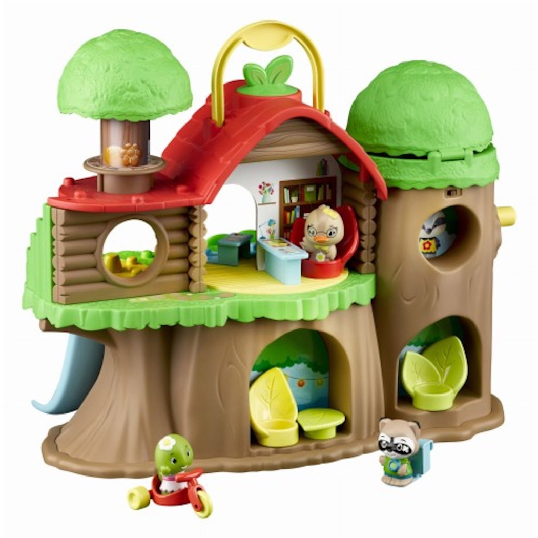 Leśna Szkoła - Przenośny Domek z Wyposażeniem i Figurkami - Klorofil