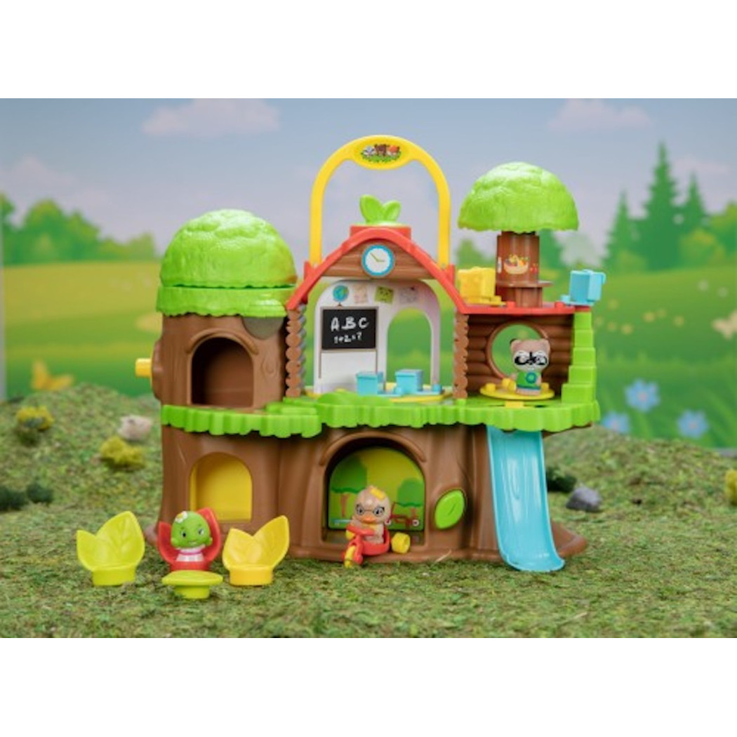 Leśna Szkoła - Przenośny Domek z Wyposażeniem i Figurkami - Klorofil