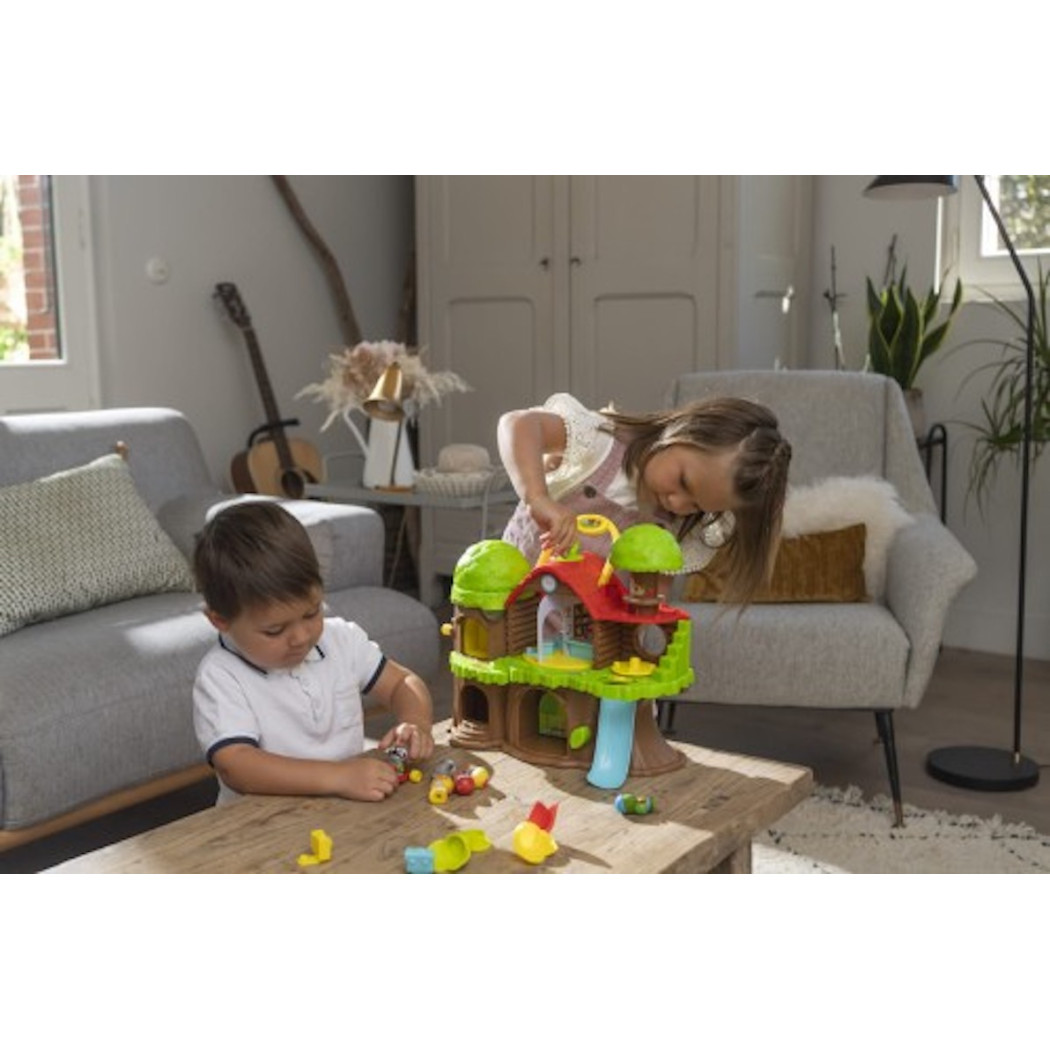 Leśna Szkoła - Przenośny Domek z Wyposażeniem i Figurkami - Klorofil