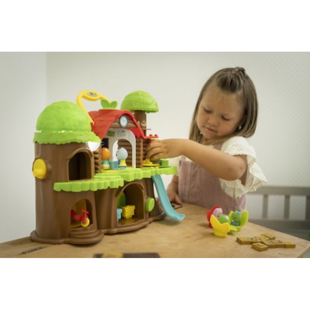 Leśna Szkoła - Przenośny Domek z Wyposażeniem i Figurkami - Klorofil