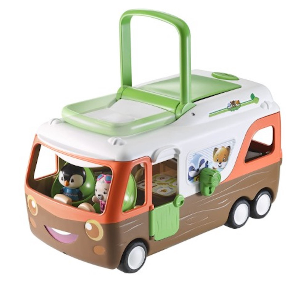 Kamper - Auto Campingowe z Wyposażeniem na Piknik oraz Figurką - Klorofil