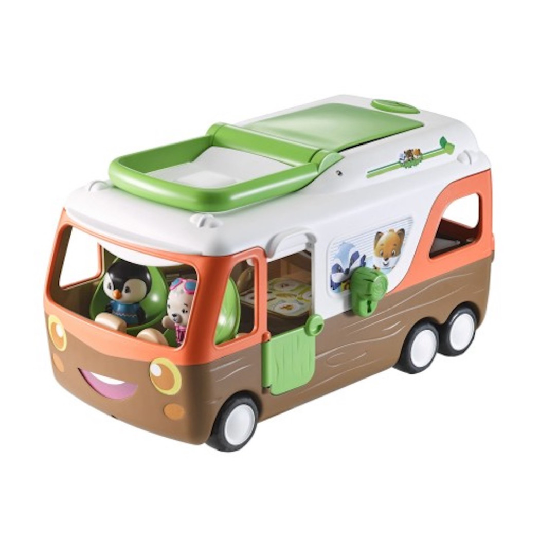 Kamper - Auto Campingowe z Wyposażeniem na Piknik oraz Figurką - Klorofil