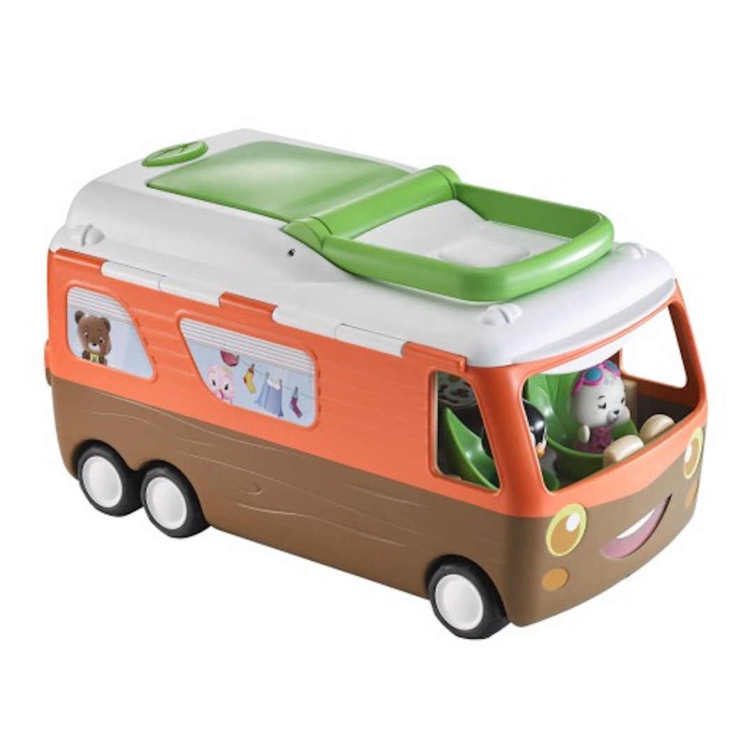 Kamper - Auto Campingowe z Wyposażeniem na Piknik oraz Figurką - Klorofil