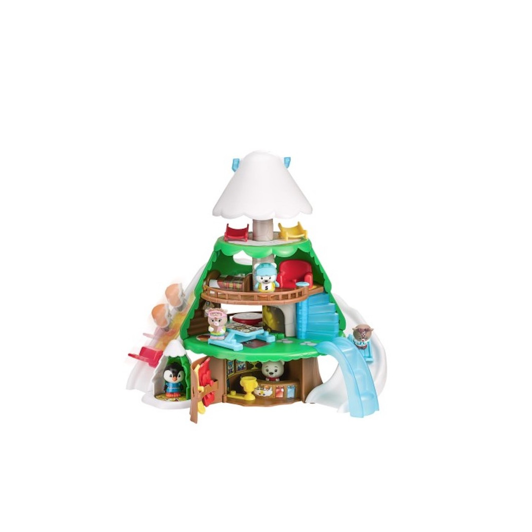 Alpejski Domek - Górskie Schronisko z Wyposażeniem i Figurką - Klorofil