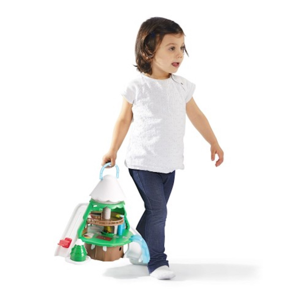 Alpejski Domek - Górskie Schronisko z Wyposażeniem i Figurką - Klorofil