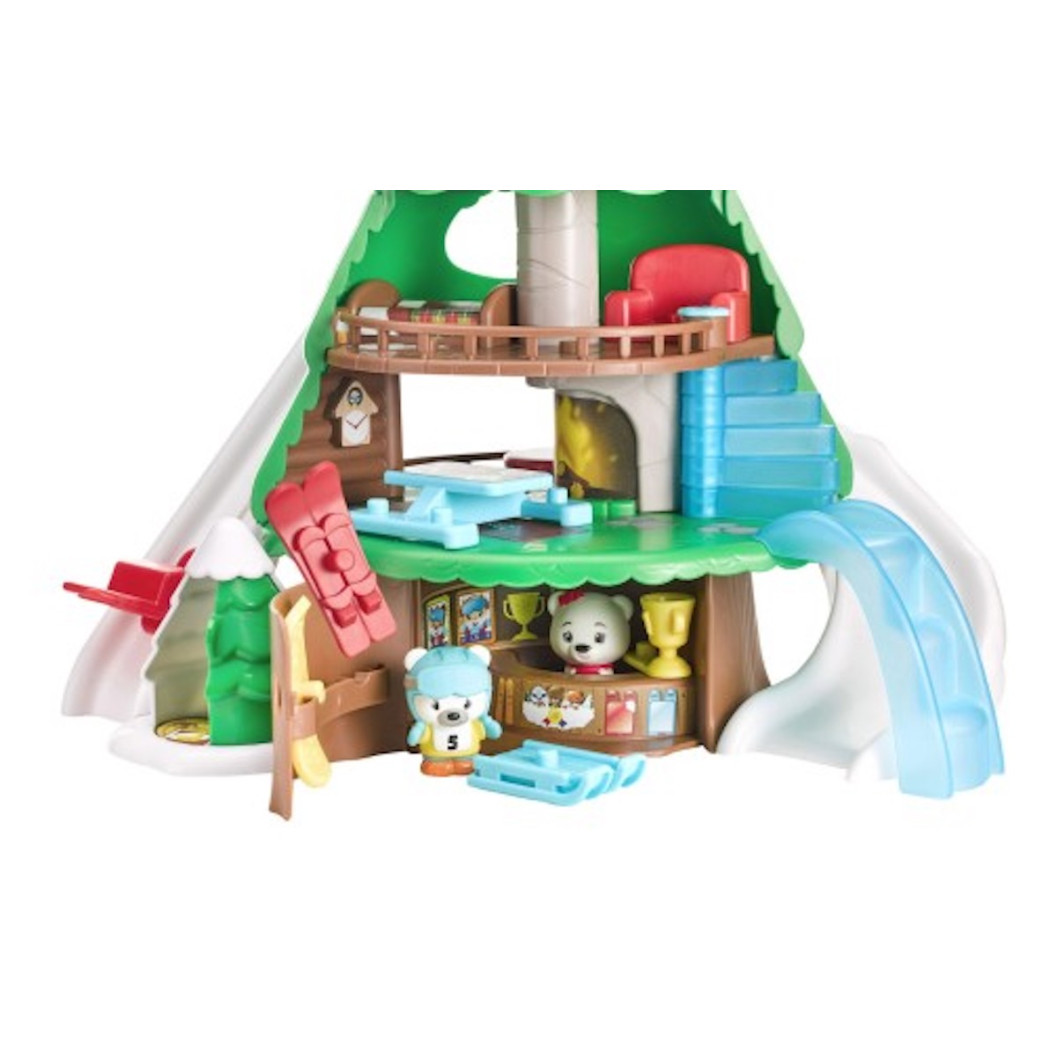 Alpejski Domek - Górskie Schronisko z Wyposażeniem i Figurką - Klorofil