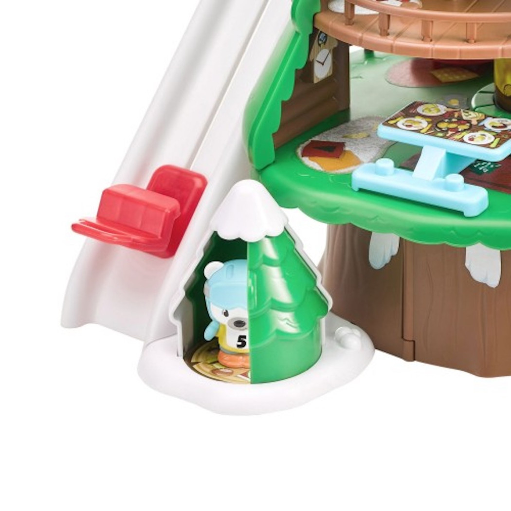 Alpejski Domek - Górskie Schronisko z Wyposażeniem i Figurką - Klorofil