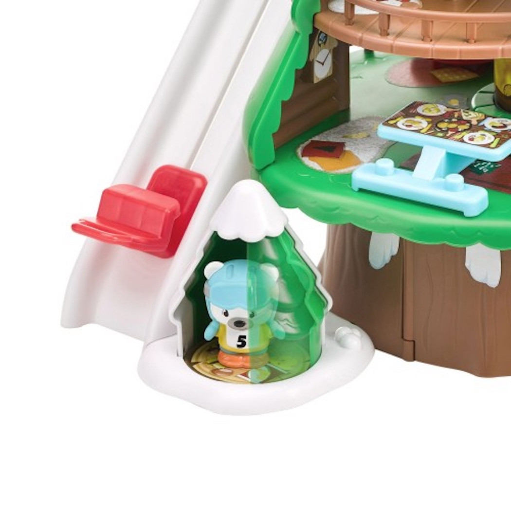 Alpejski Domek - Górskie Schronisko z Wyposażeniem i Figurką - Klorofil