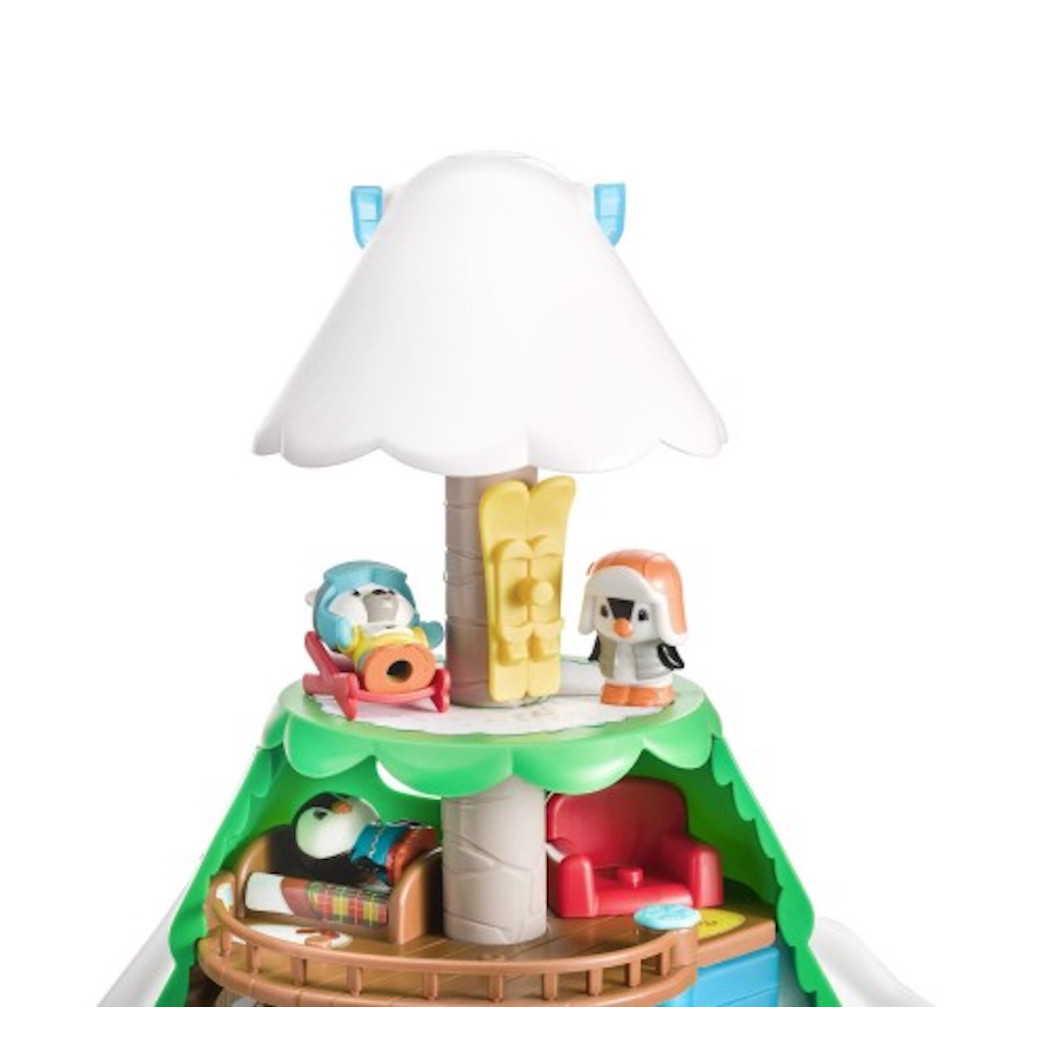 Alpejski Domek - Górskie Schronisko z Wyposażeniem i Figurką - Klorofil