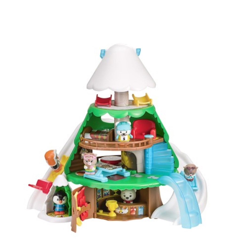 Alpejski Domek - Górskie Schronisko z Wyposażeniem i Figurką - Klorofil