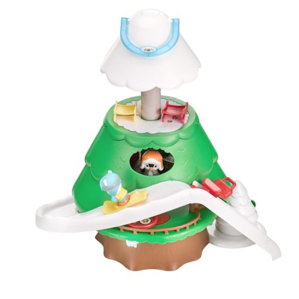 Alpejski Domek - Górskie Schronisko z Wyposażeniem i Figurką - Klorofil