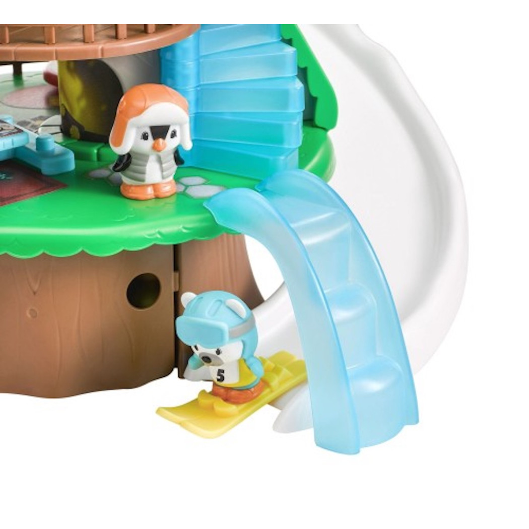 Alpejski Domek - Górskie Schronisko z Wyposażeniem i Figurką - Klorofil