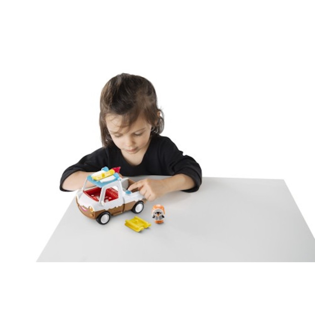 Pick-up - Terenowe Auto dla Narciarzy z Wyposażeniem i Figurką - Klorofil