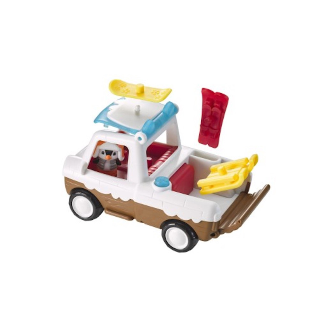 Pick-up - Terenowe Auto dla Narciarzy z Wyposażeniem i Figurką - Klorofil