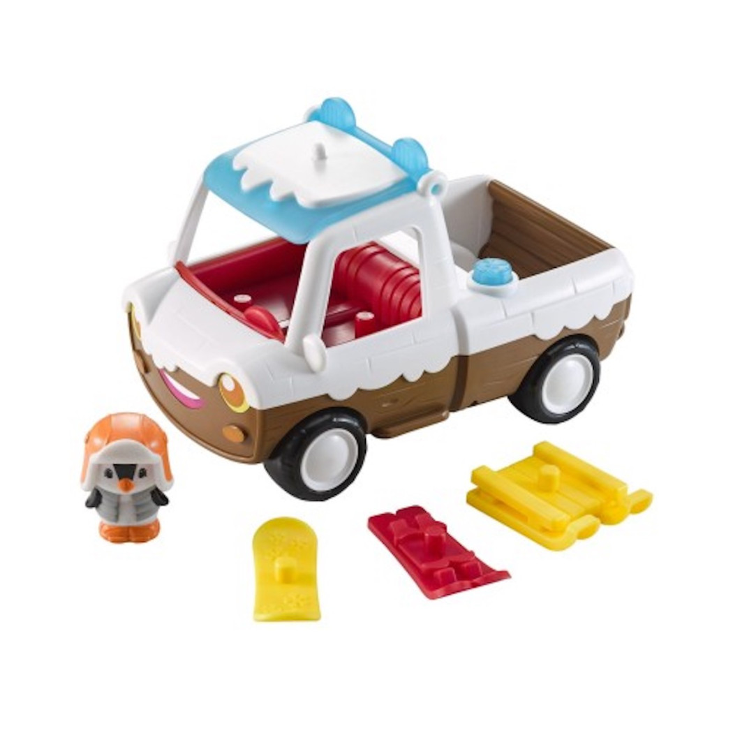 Pick-up - Terenowe Auto dla Narciarzy z Wyposażeniem i Figurką - Klorofil