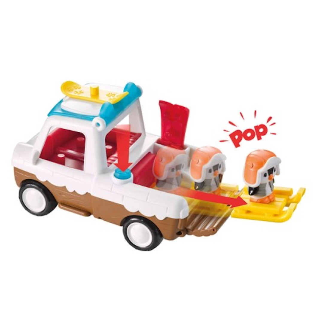 Pick-up - Terenowe Auto dla Narciarzy z Wyposażeniem i Figurką - Klorofil