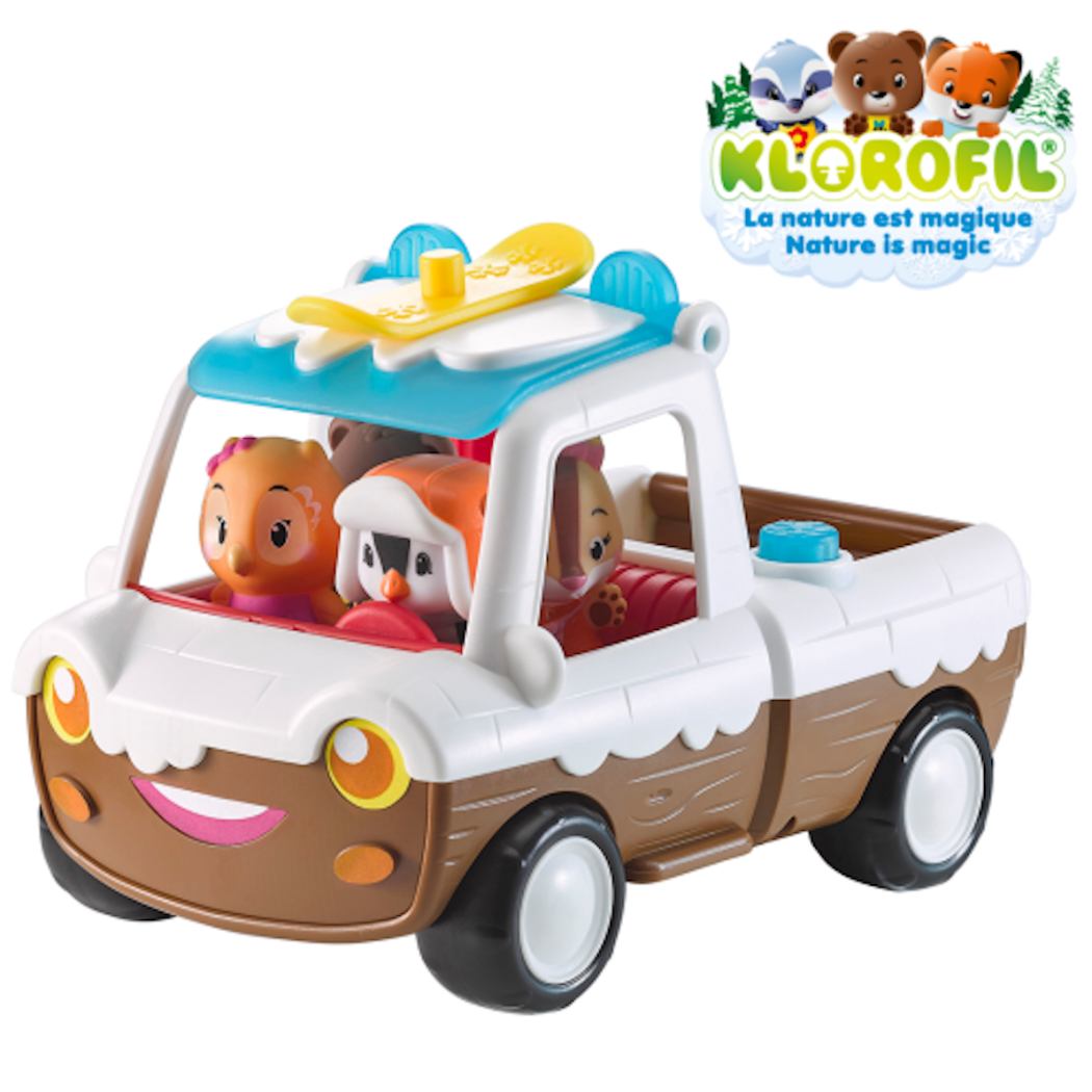 Pick-up - Terenowe Auto dla Narciarzy z Wyposażeniem i Figurką - Klorofil