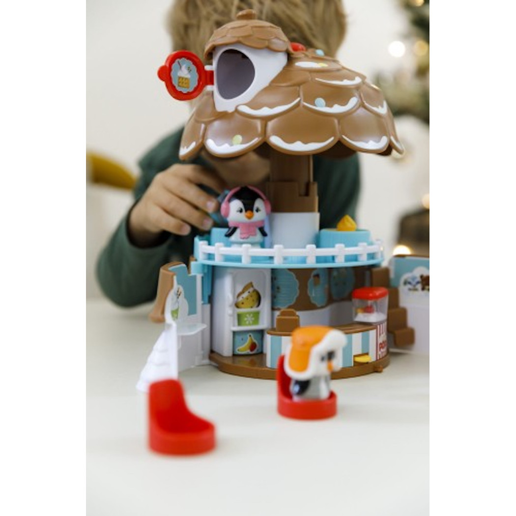 Lodziarnia Szyszka - Przenośny Domek Cukiernia z Wyposażeniem i Figurką - Klorofil