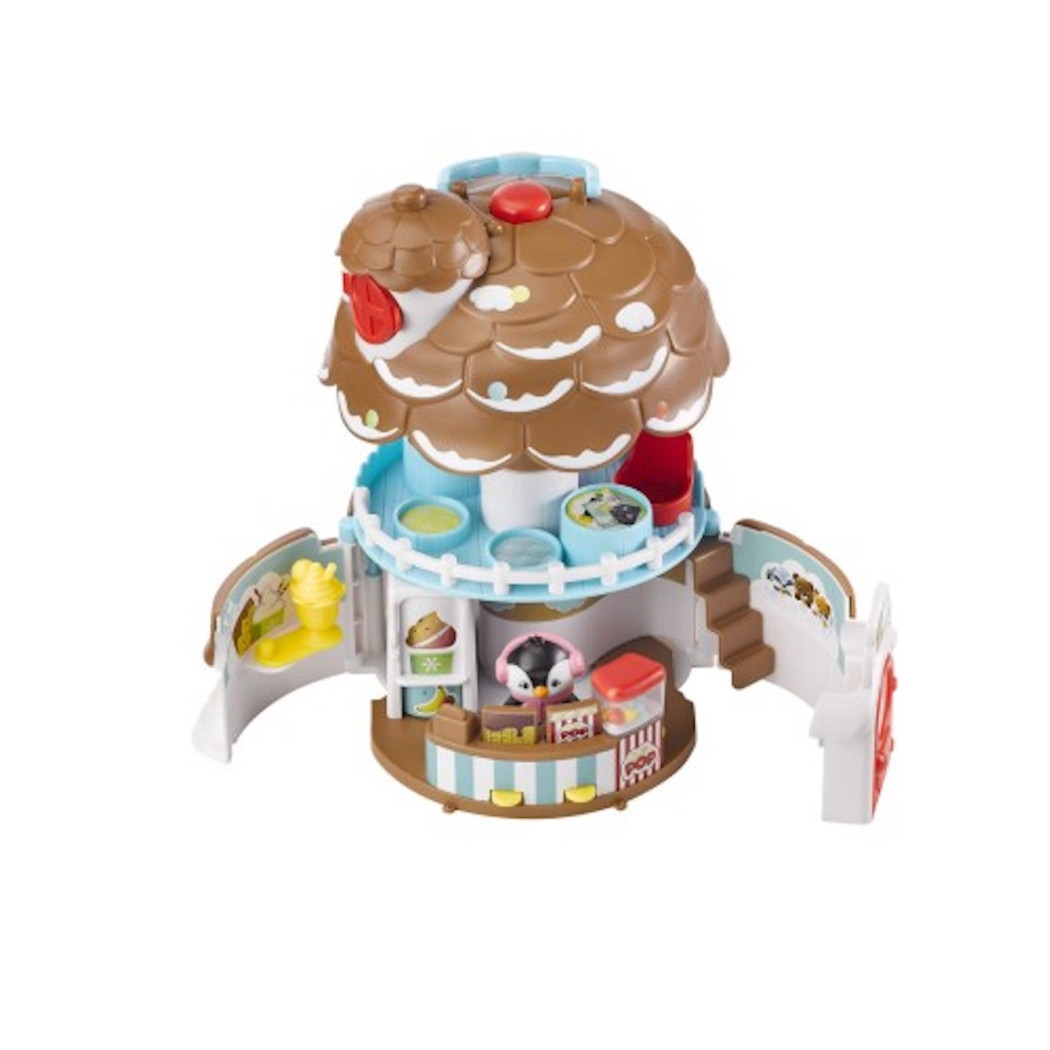 Lodziarnia Szyszka - Przenośny Domek Cukiernia z Wyposażeniem i Figurką - Klorofil