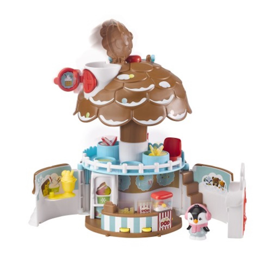 Lodziarnia Szyszka - Przenośny Domek Cukiernia z Wyposażeniem i Figurką - Klorofil