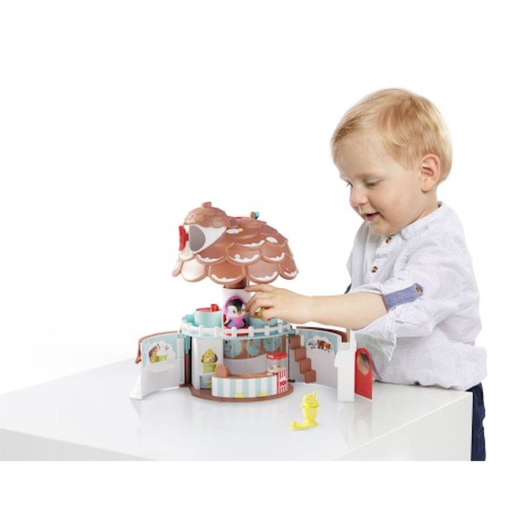 Lodziarnia Szyszka - Przenośny Domek Cukiernia z Wyposażeniem i Figurką - Klorofil