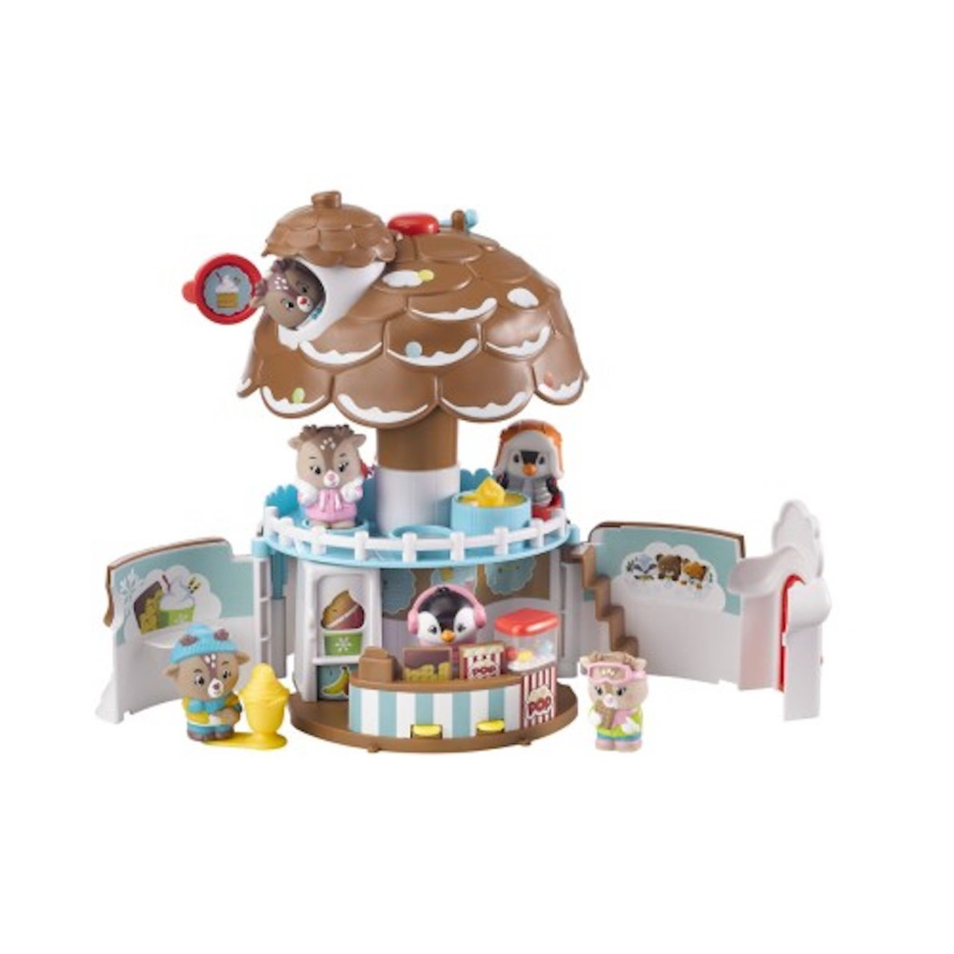 Lodziarnia Szyszka - Przenośny Domek Cukiernia z Wyposażeniem i Figurką - Klorofil