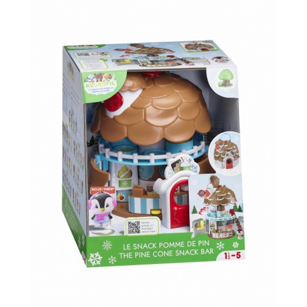 Lodziarnia Szyszka - Przenośny Domek Cukiernia z Wyposażeniem i Figurką - Klorofil