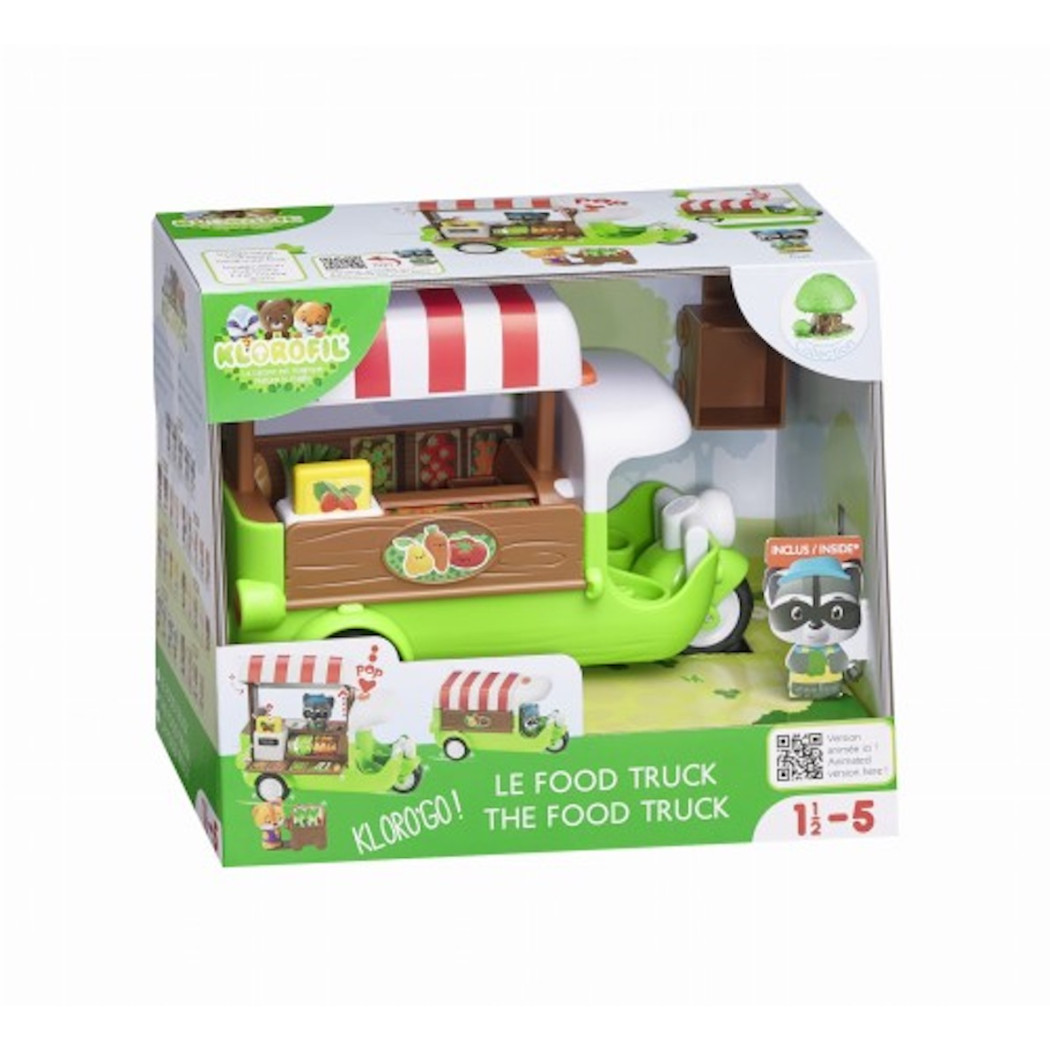 Food Truck - Pojazd Stragan Owocowo-Warzywny z Figurką - Klorofil