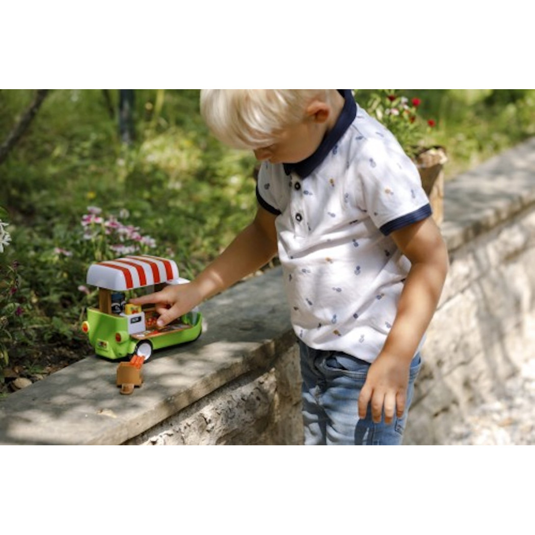 Food Truck - Pojazd Stragan Owocowo-Warzywny z Figurką - Klorofil