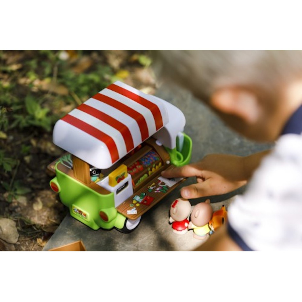 Food Truck - Pojazd Stragan Owocowo-Warzywny z Figurką - Klorofil