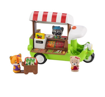 Food Truck - Pojazd Stragan Owocowo-Warzywny z Figurką - Klorofil