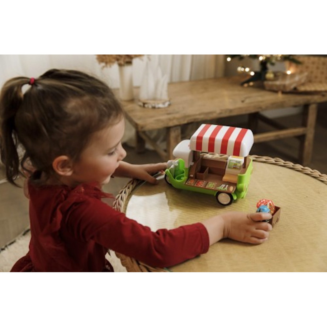 Food Truck - Pojazd Stragan Owocowo-Warzywny z Figurką - Klorofil