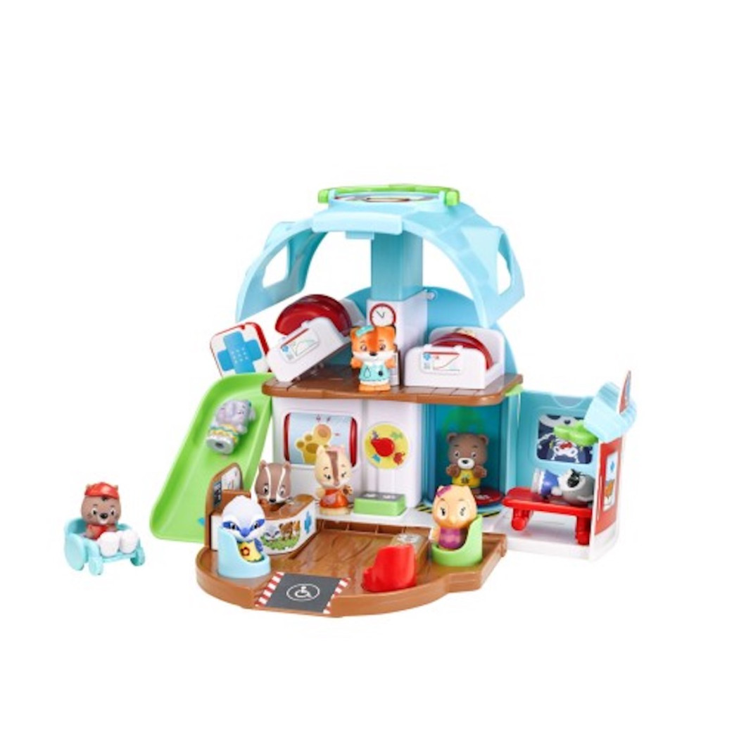 Leśny Szpital - Przenośny Domek z Wyposażeniem i Figurką Lekarza - Klorofil