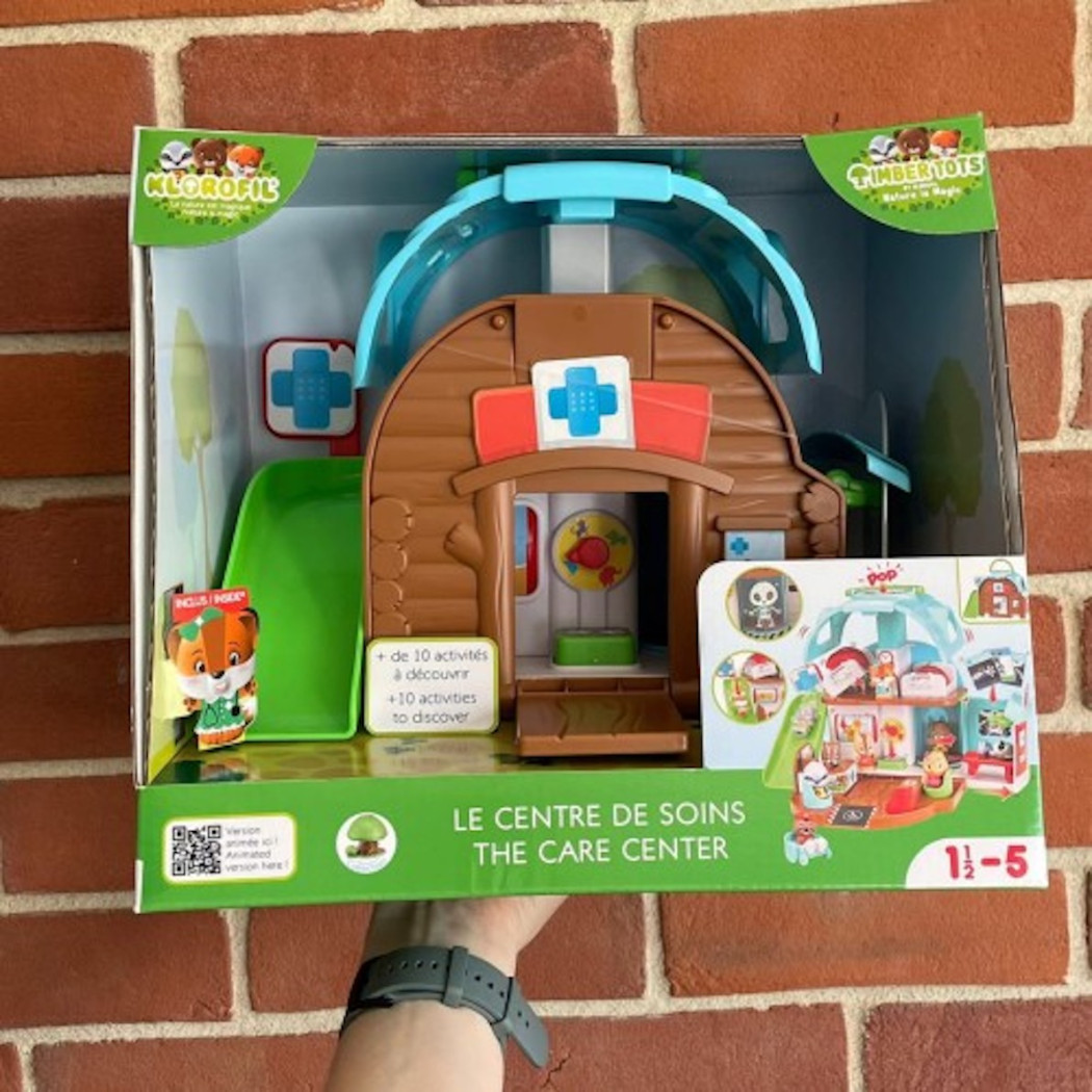 Leśny Szpital - Przenośny Domek z Wyposażeniem i Figurką Lekarza - Klorofil