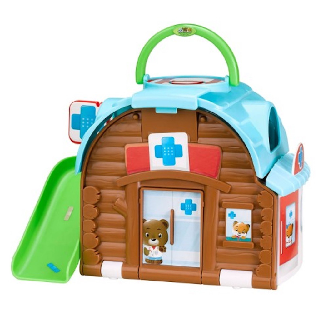 Leśny Szpital - Przenośny Domek z Wyposażeniem i Figurką Lekarza - Klorofil