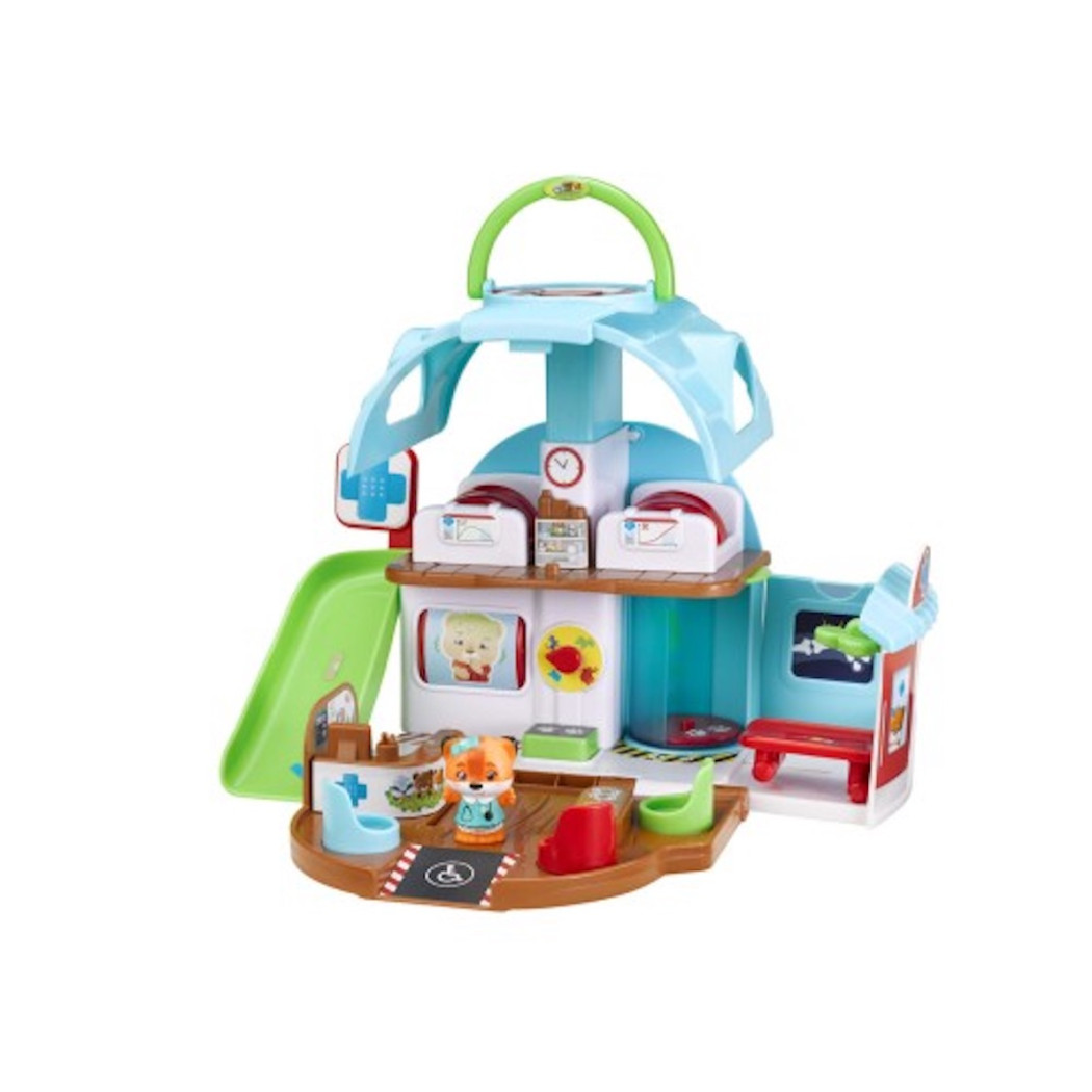 Leśny Szpital - Przenośny Domek z Wyposażeniem i Figurką Lekarza - Klorofil