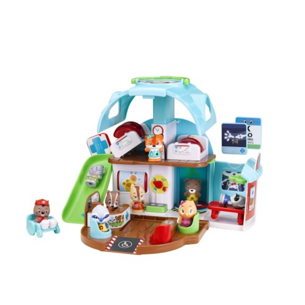 Leśny Szpital - Przenośny Domek z Wyposażeniem i Figurką Lekarza - Klorofil