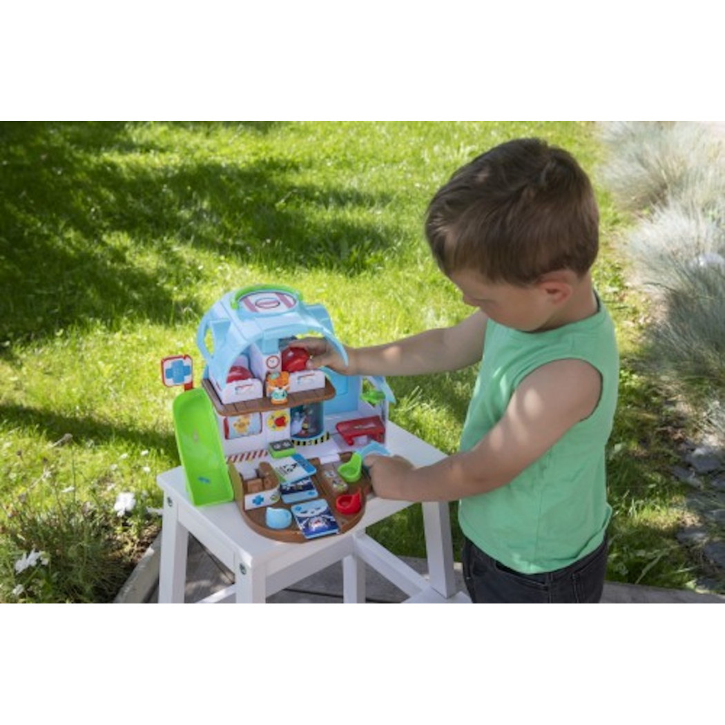 Leśny Szpital - Przenośny Domek z Wyposażeniem i Figurką Lekarza - Klorofil