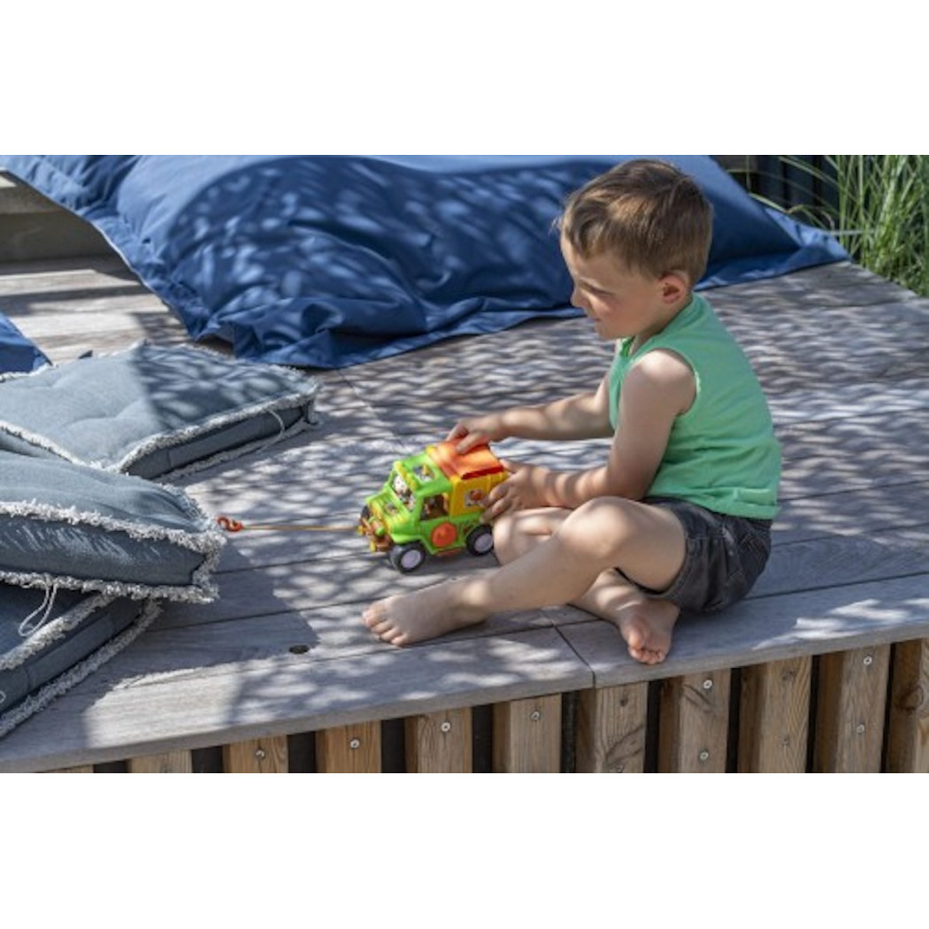 Jeep - Samochód Terenowy z Wyciągarką - Kamper z Figurką - Klorofil