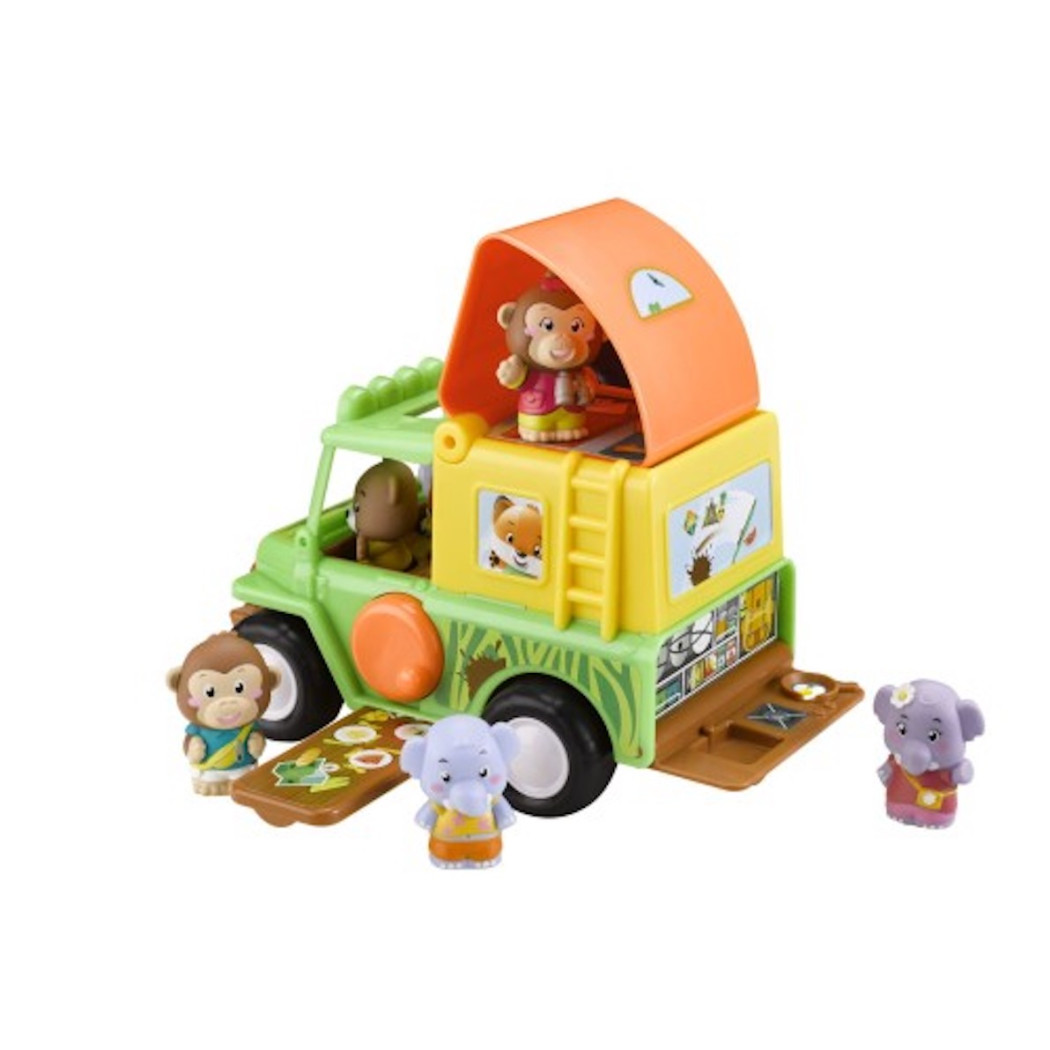 Jeep - Samochód Terenowy z Wyciągarką - Kamper z Figurką - Klorofil