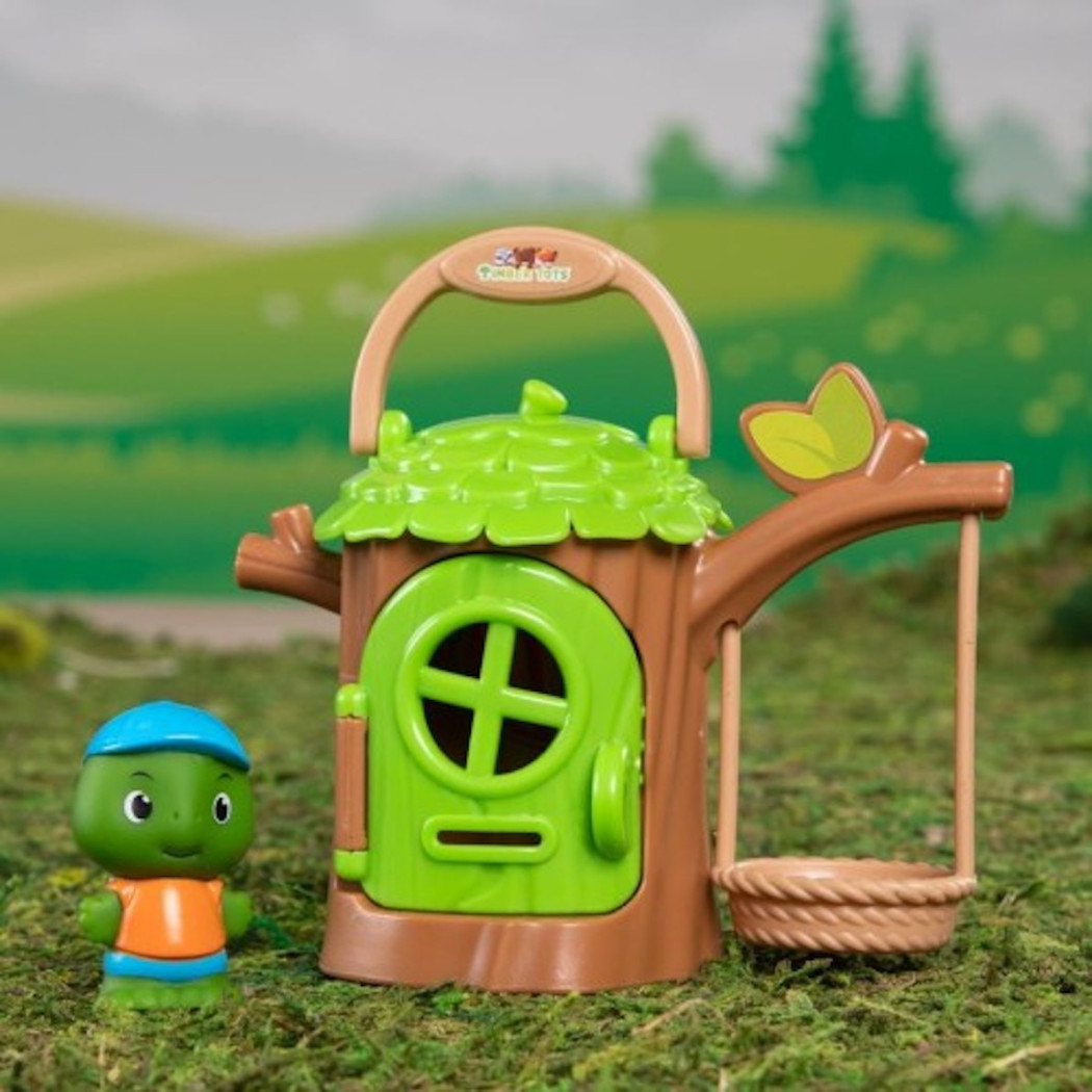 Żółwia Chatka - Przenośny Domek w Drzewie z Huśtawką oraz Figurką - Klorofil