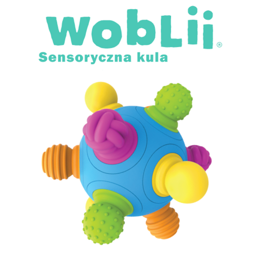 Woblii - Kula Sensoryczna z Wypustkami - Mobi