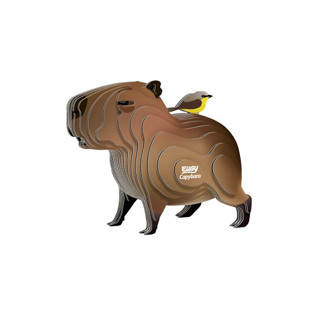 Kapibara - Eko Układanka 3D - Eugy
