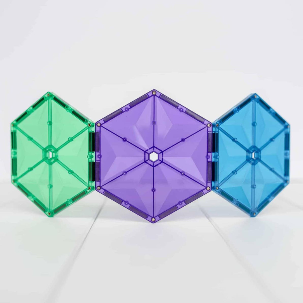 Ogromny Tęczowy Zestaw Konstrukcyjny - 212 Elementów - Klocki Magnetyczne - Connetix