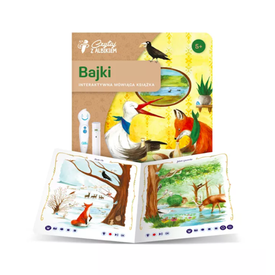 Książka Bajki Ezopa i La Fontaine'a - Czytaj z Albikiem - Albi